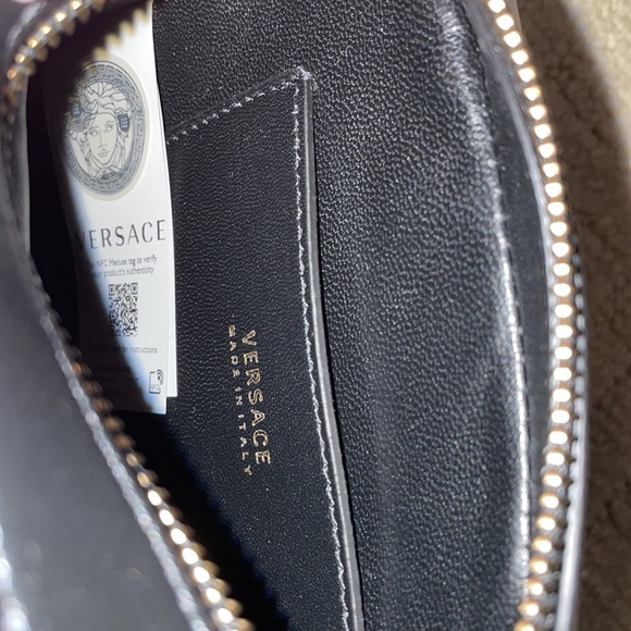 Versace Virtus Camera Bag black leather - Picture 4 of 7